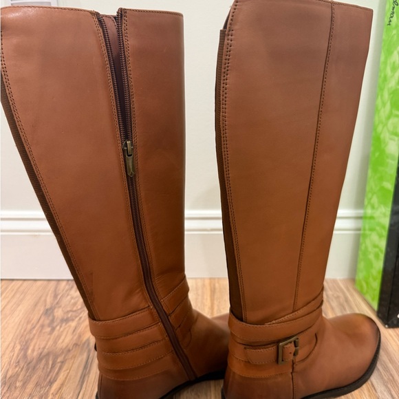 Sam Edelman Riding Boots, Marlon Cognac Lea - Picture 6 of 9
